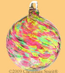 Watermelon 4 inch glass ball ornament